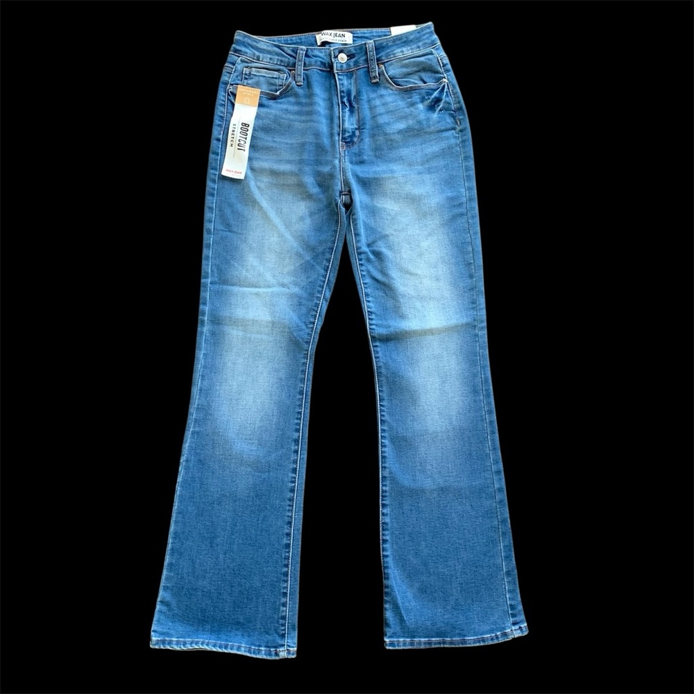 Wax Jean Bootcut Stretch Blue Jeans Size 7/28 Sustainable Denim NWT
